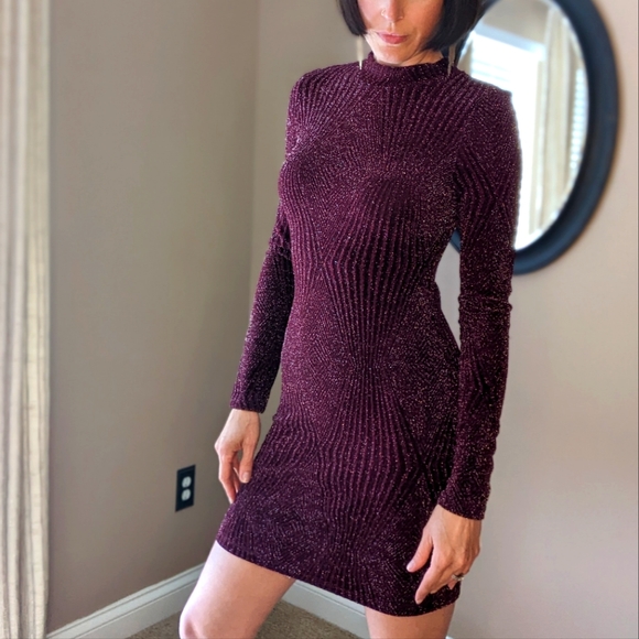 Xtraordinary Dresses & Skirts - Plum Sparkle Holiday Party Dress